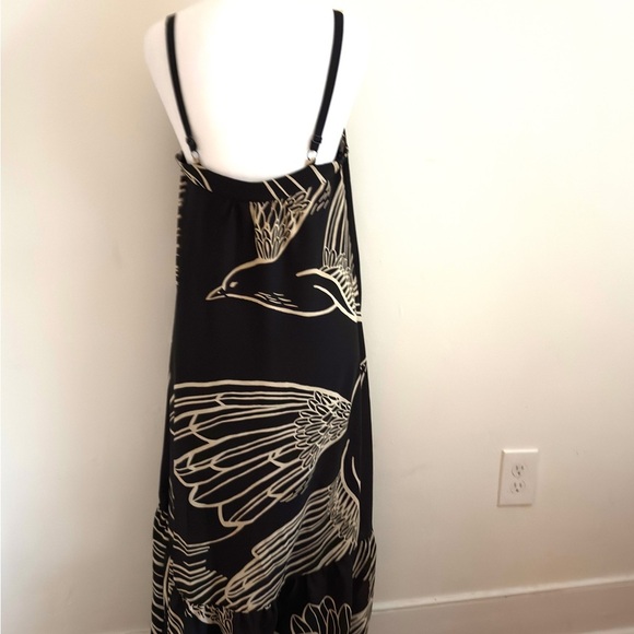 Vanessa Virginia Silk Dress. Black/White. Size Small-Medium. - Picture 6 of 14